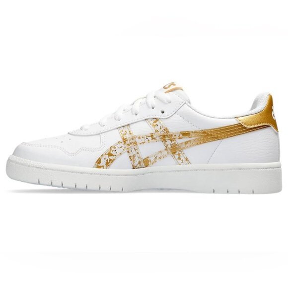 NIB Asics Japan S Sneaker in White & Pure Gold - size W9 - Picture 6 of 10